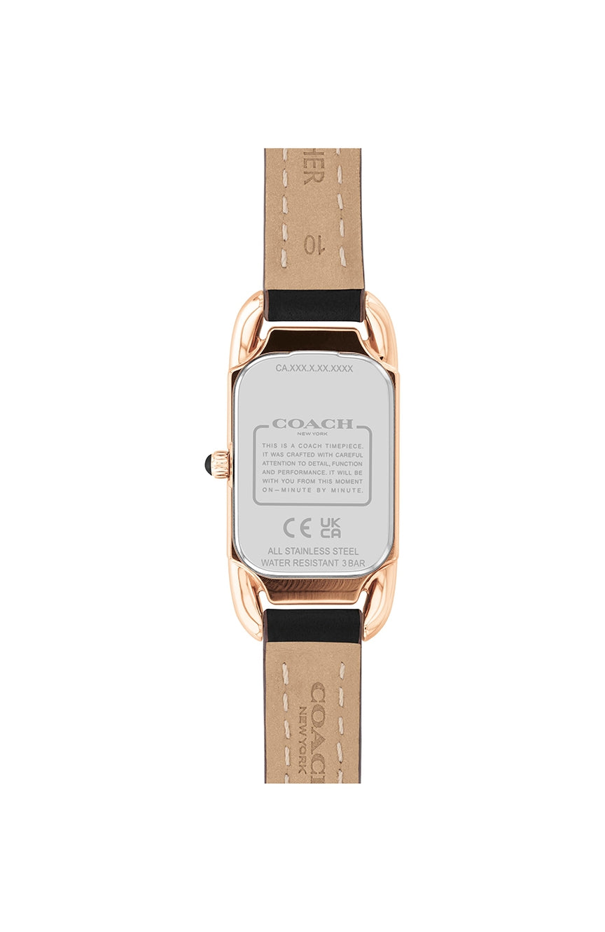 Coach Cadie Green Dial Leather Strap Women's Watch 14504068 - Dawson Watches #3