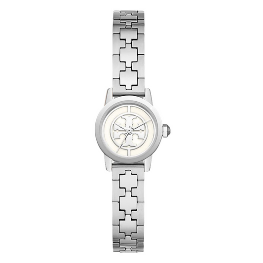 TORY BURCH REVA WOMEN'S SILVER TONE SLIM STAINLESS STEEL  Women's Watch TBW4044 - Image 1