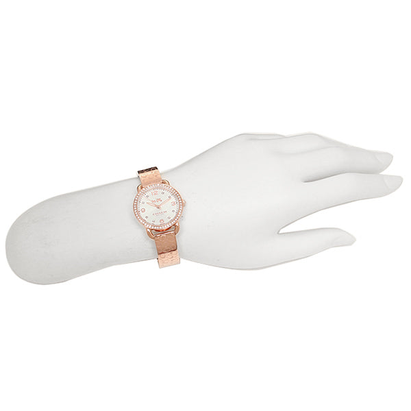Coach Delancey Silver Dial Rose Gold-Tone Ladies Watch 14502355