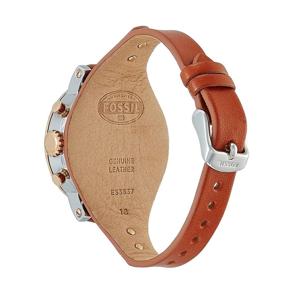 Fossil Original Boyfriend Chronograph Silver Dial Ladies Watch ES3837