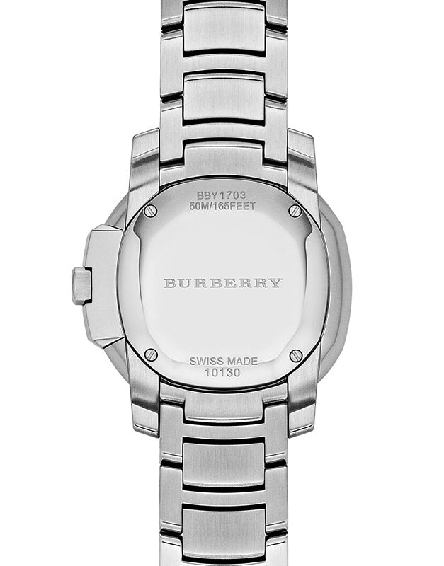 Burberry The Britain Silver Dial Silver Steel Strap Watch for Women - BBY1703 BBY1703 - Image 3