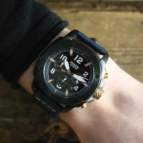Fossil Modern Machine Chronograph Black Dial Men's Watch FS5066