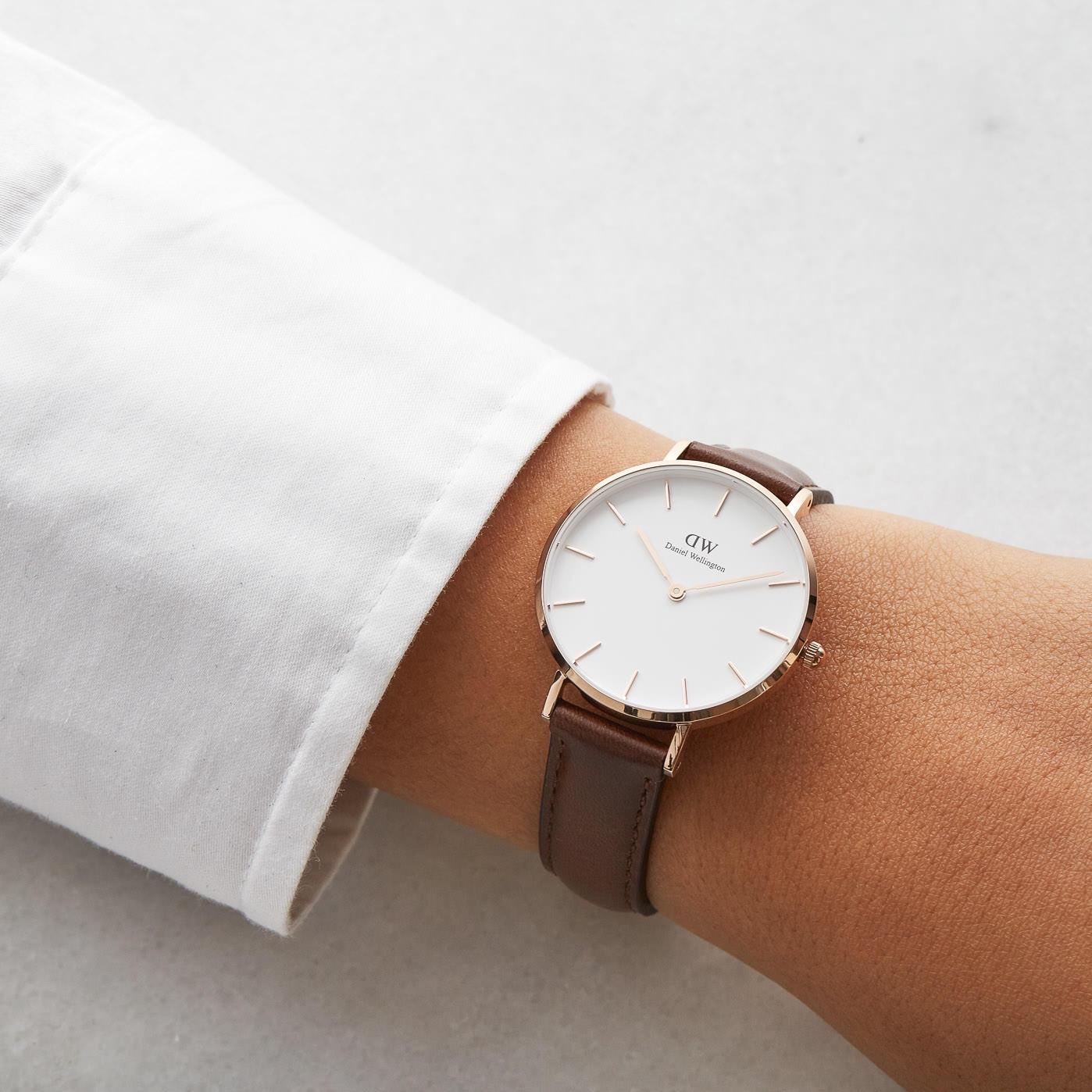 Daniel Wellington Petite Bristol 32mm Women's Gold Watch DW00100171