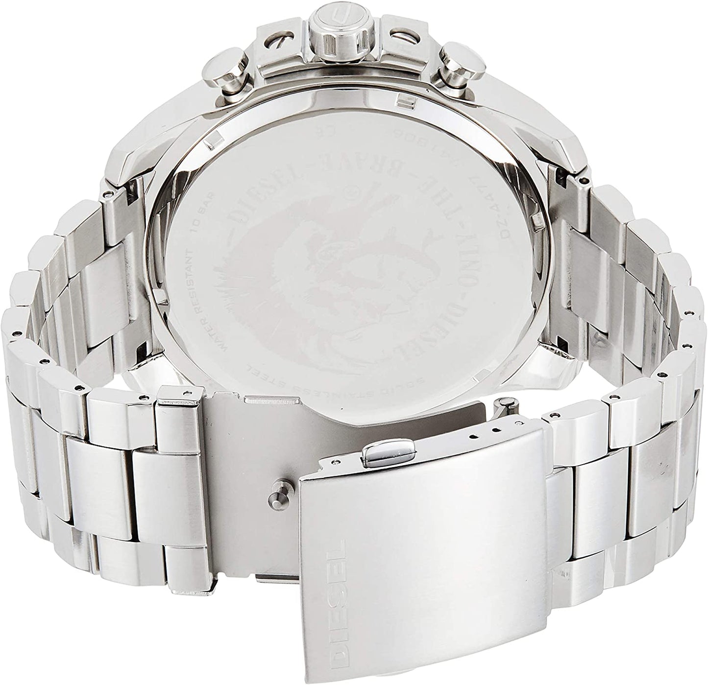 Diesel Mega Chief Chrono Silver Watch DZ4477