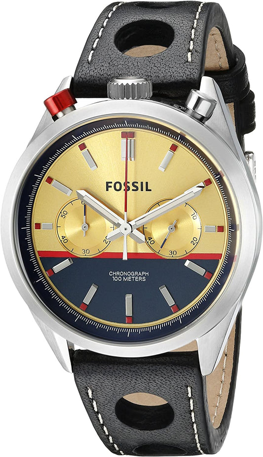 Fossil Del Rey Analog Display Analog Quartz Black Men's Watch  CH2979 - Dawson Watches