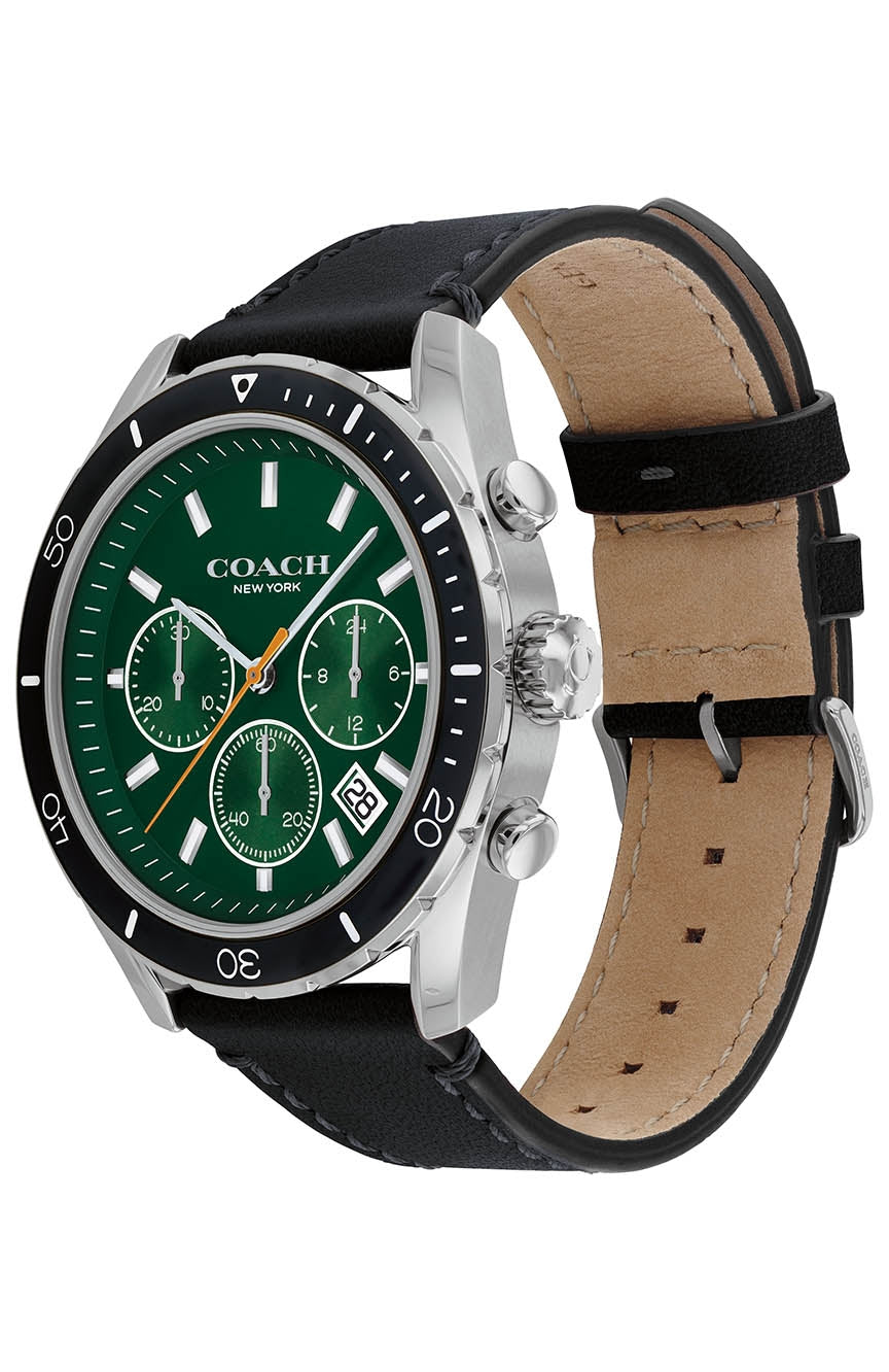 Coach Preston Green Dial Black Strap Men's Watch 14602512 - Dawson Watches #2