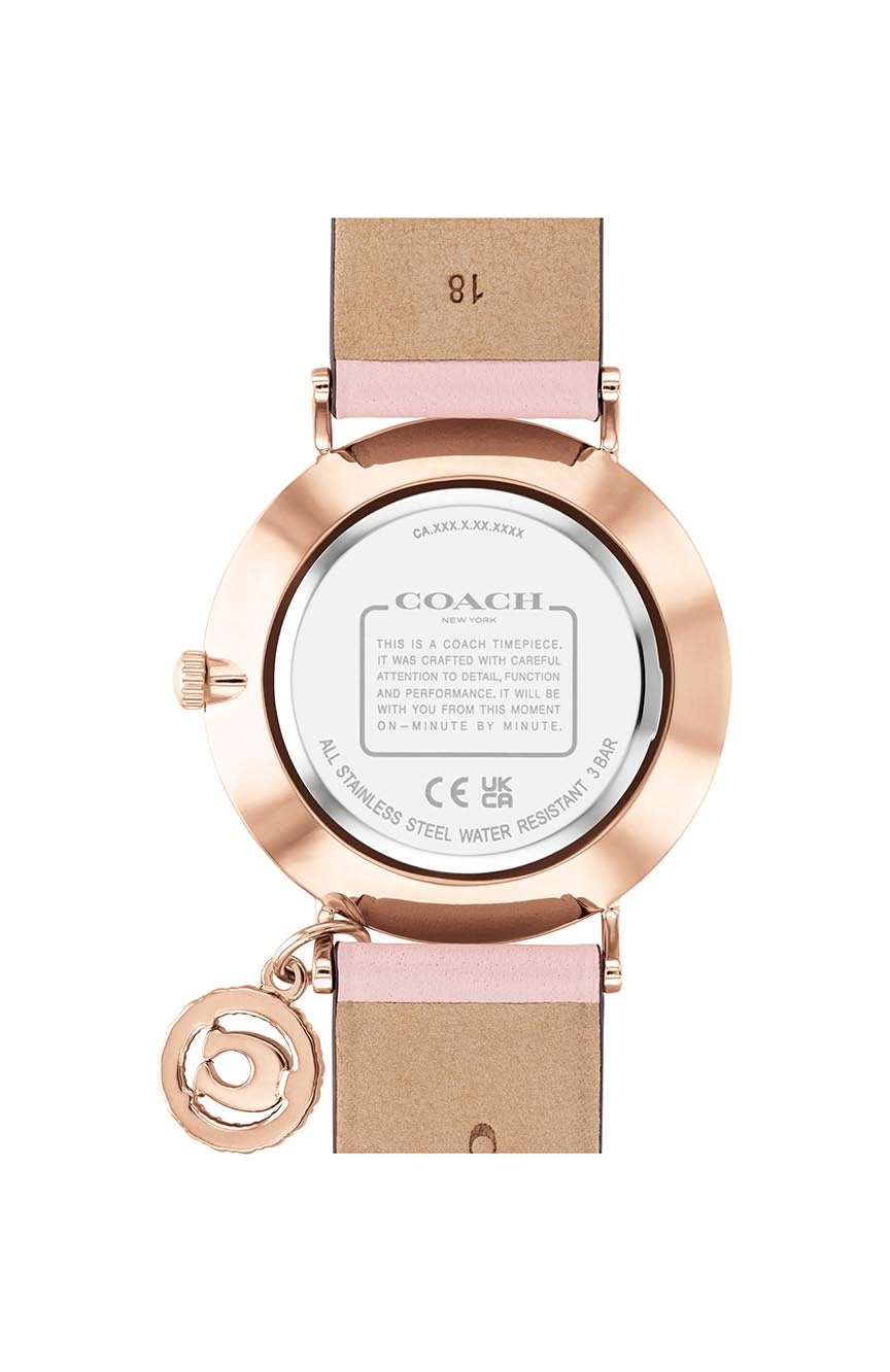 Coach Perry Pink Leather Women's Watch 14503884 - Dawson Watches #3