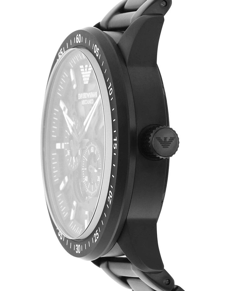 Emporio Armani Automatic Stainless Steel Black Men's Watch AR60054 - Dawson Watches #2