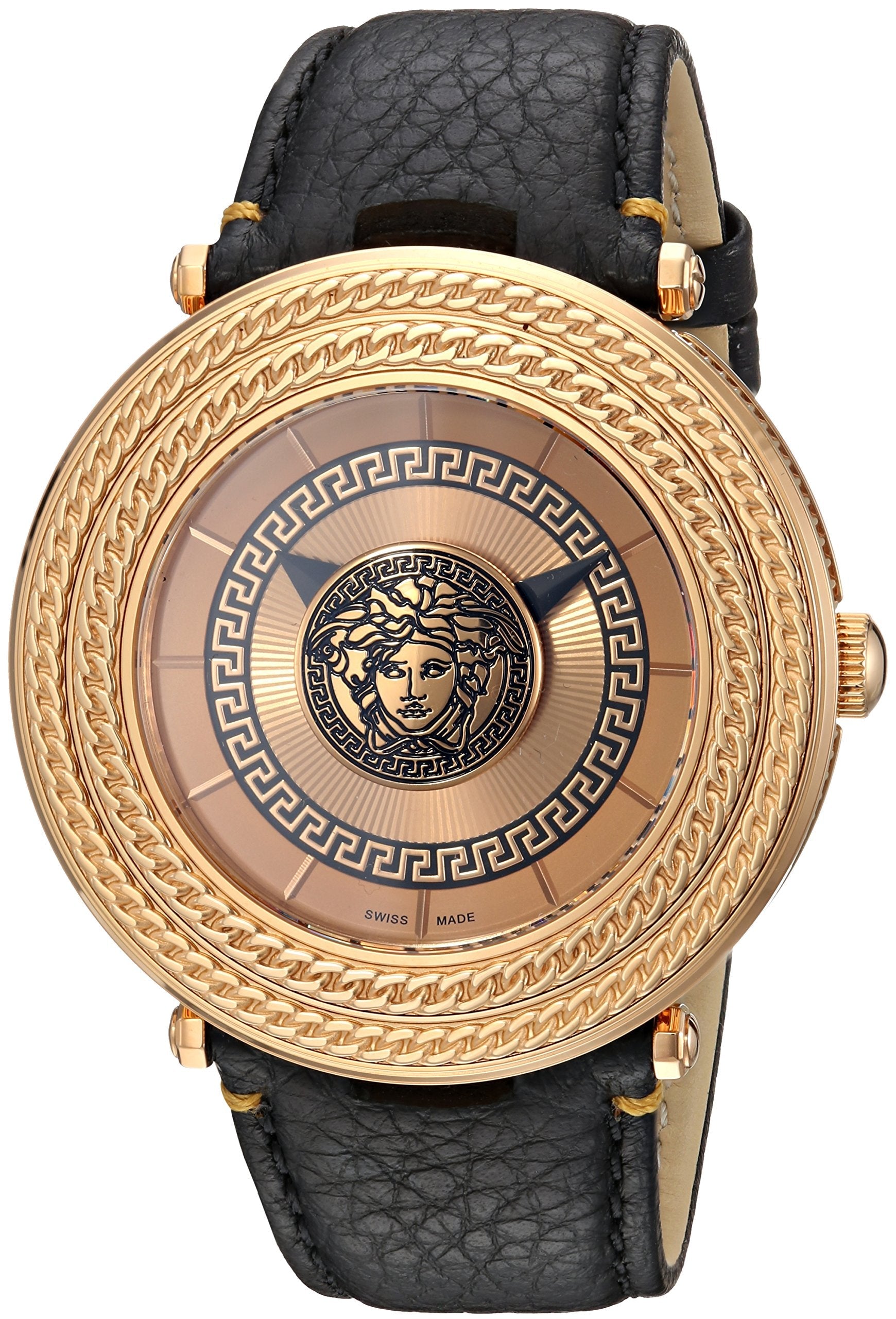 Versace V-Metal Icon Rose Gold Men's Watch  VQL020015 - Kiwi Watches