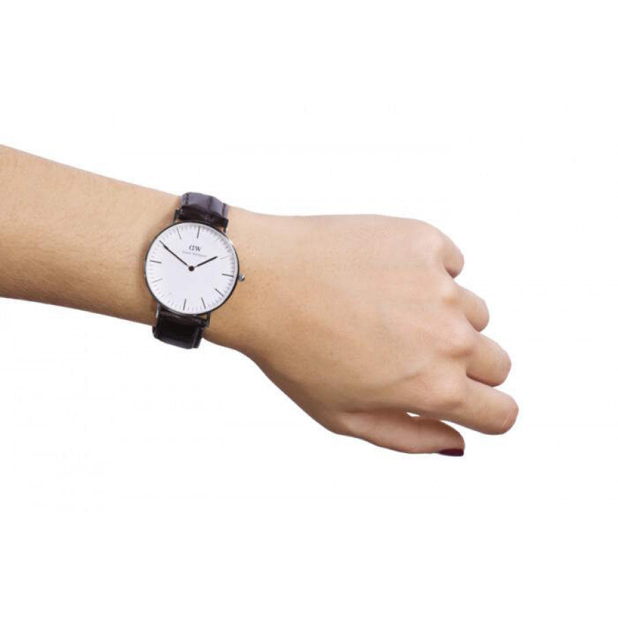 Daniel Wellington York 36mm Women's Silver Watch DW00100055