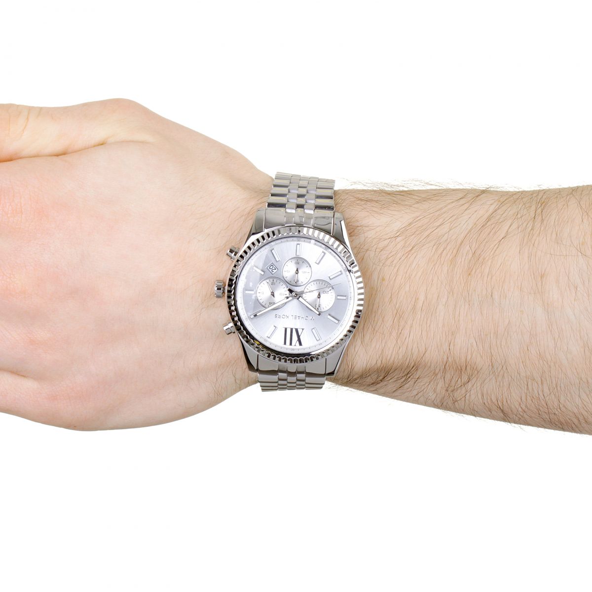 Michael Kors Lexington Chronograph Dial Men's Watch MK8405 Water resistance: 100 meters / 330 feet Movement: Quartz