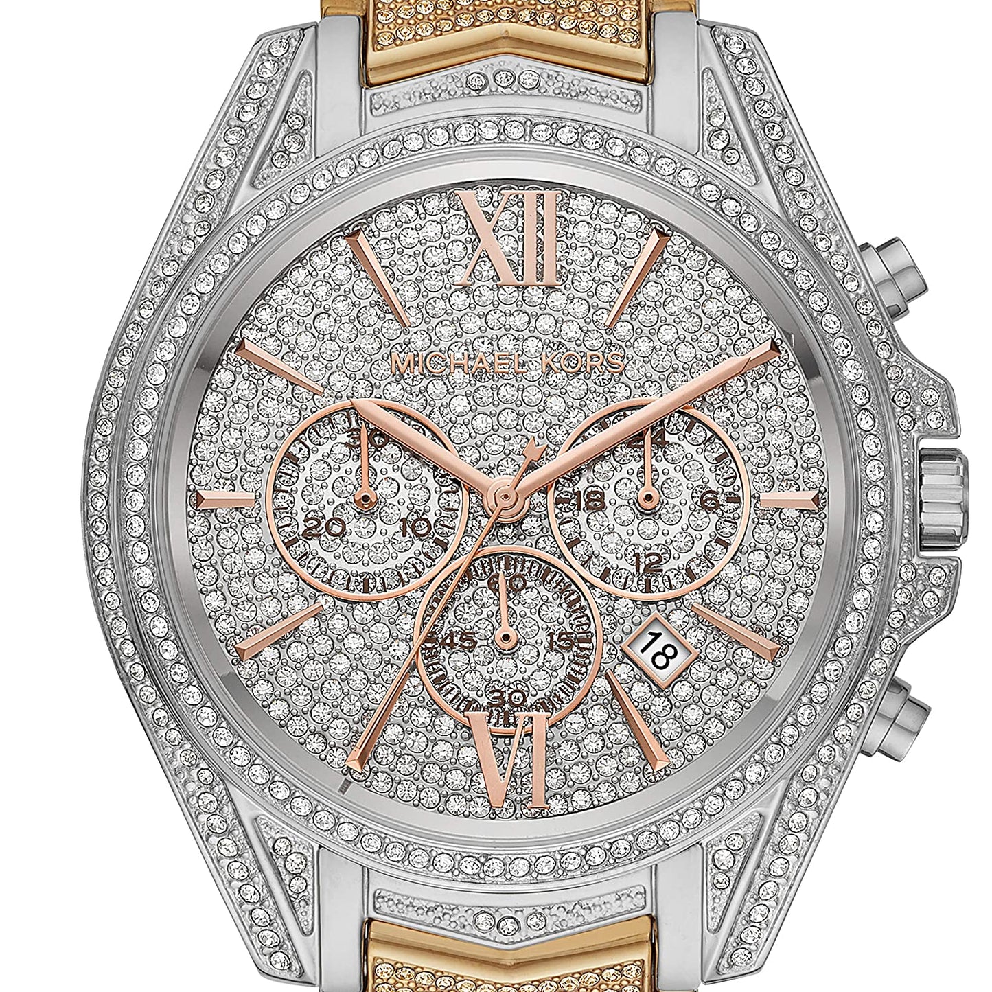 Michael Kors Whitney Tri-tone Pave Women's Watch MK6741 - Dawson Watches #4