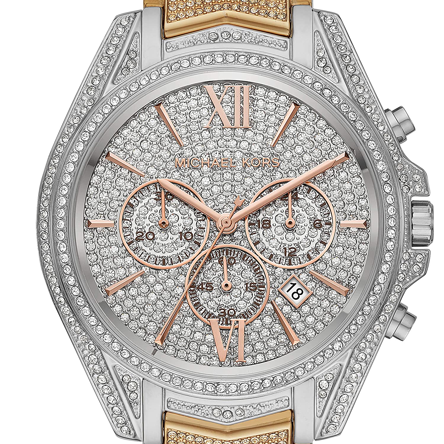Michael Kors Whitney Tri-tone Pave Women's Watch MK6741 - Dawson Watches #4