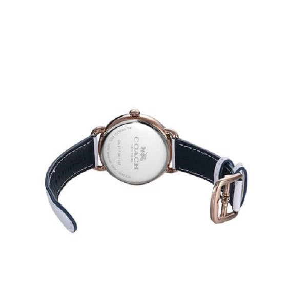 Coach Delancey White Dial Leather Strap Ladies Watch 14502562