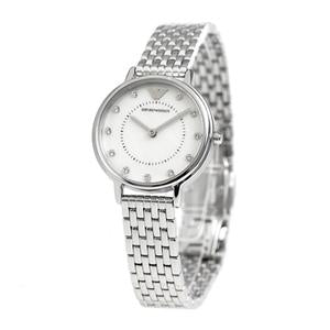 Emporio Armani Mother of Pearl Dial Silver Tone Ladies Watch AR2511