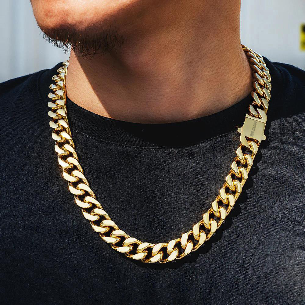 Big Daddy 14mm Gold Curb Chain