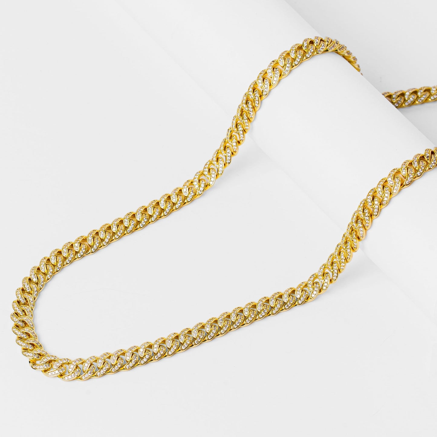 Big Daddy 8MM Bling Curb Cuban Gold Chain