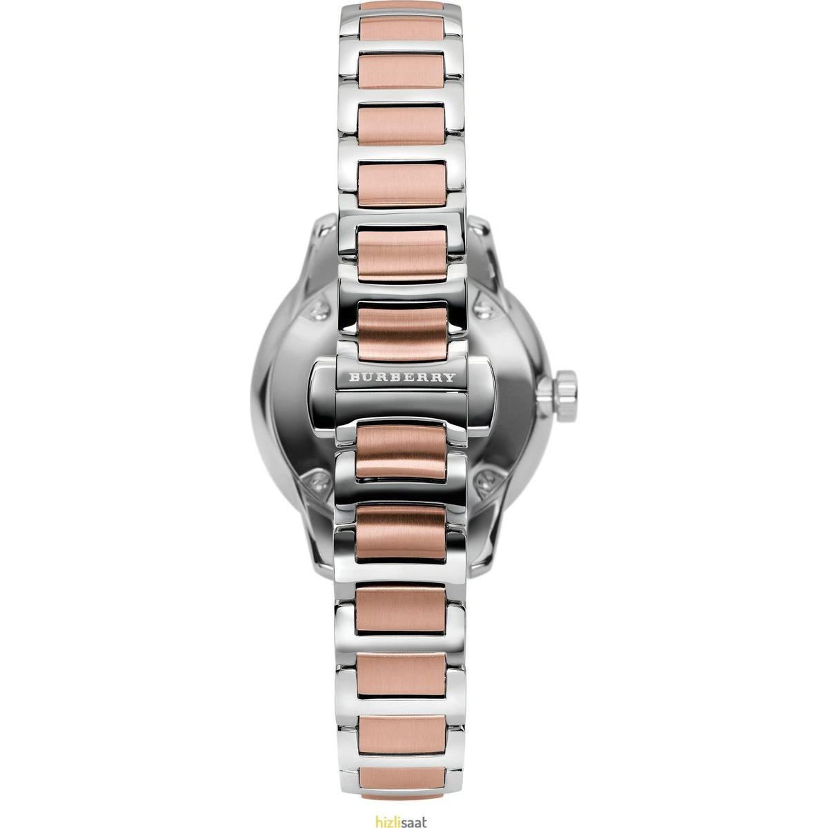 Burberry Women’s Swiss Made Quartz Stainless Steel Rose Gold Dial Women's Watch BU10117 - Kiwi Watches #3