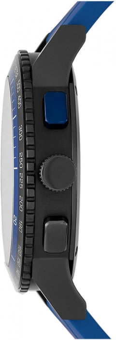 Burberry The City Sport Chronograph Black Dial Blue Rubber Strap Watch For Men - BU9807 BU9807 - Image 3