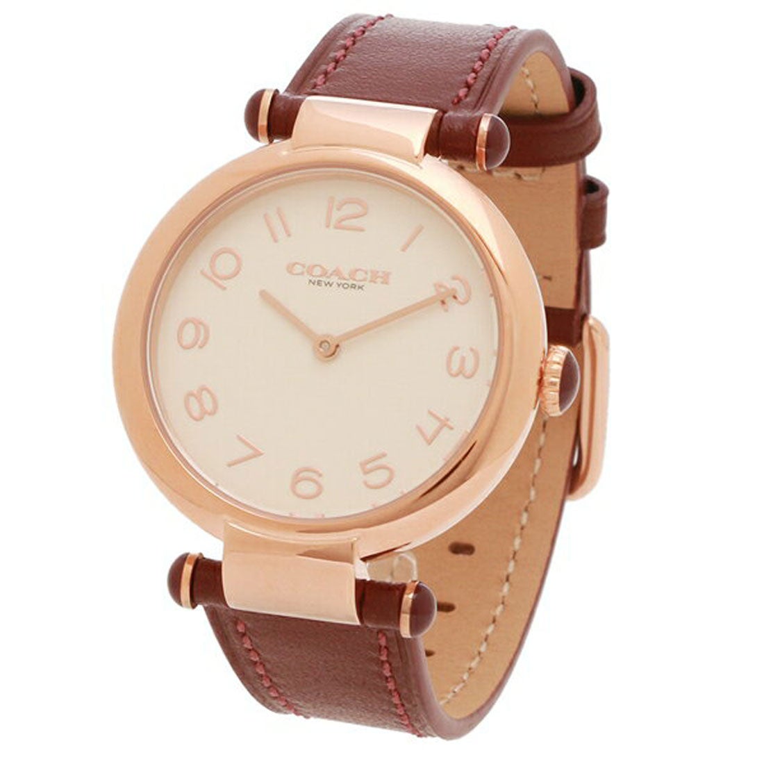 Coach Cary Chalk Leather Strap Women's Watch 14504001 - Dawson Watches #3