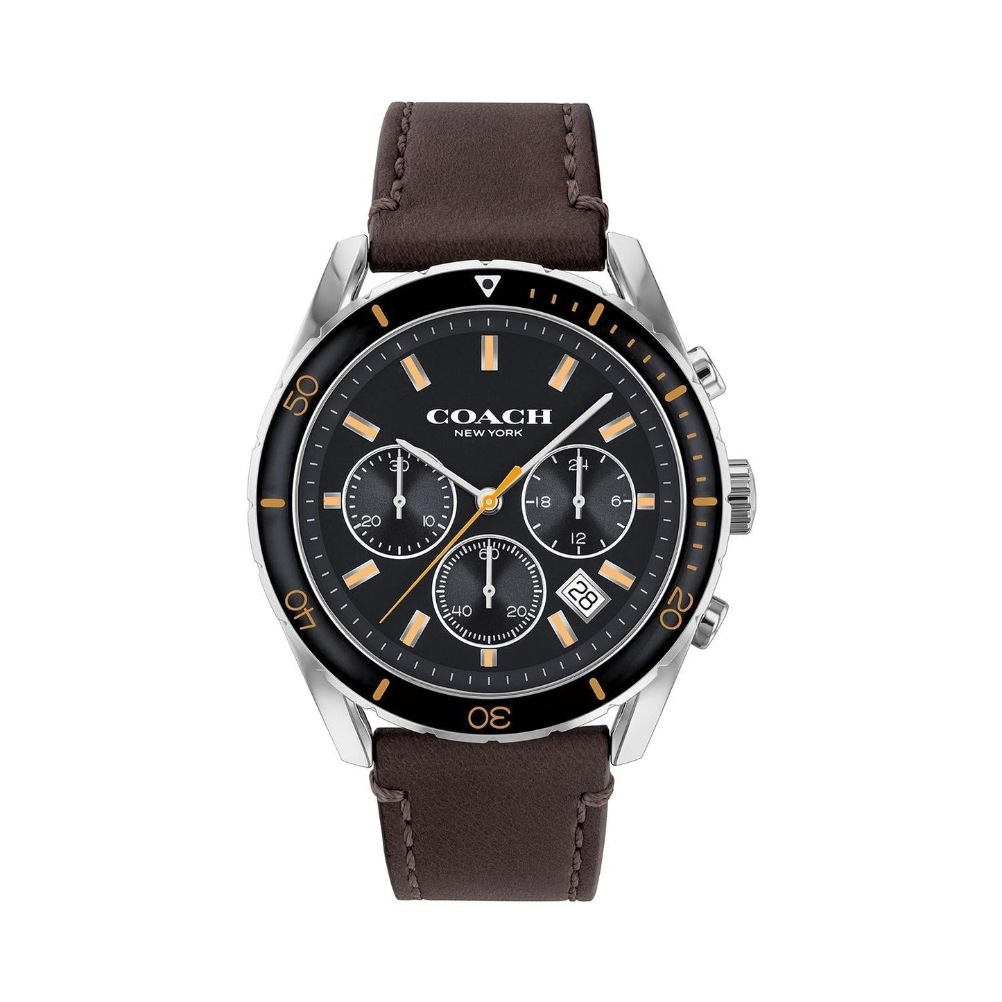 Coach Preston Brown Leather Strap Men's Watch  14602514 - Dawson Watches