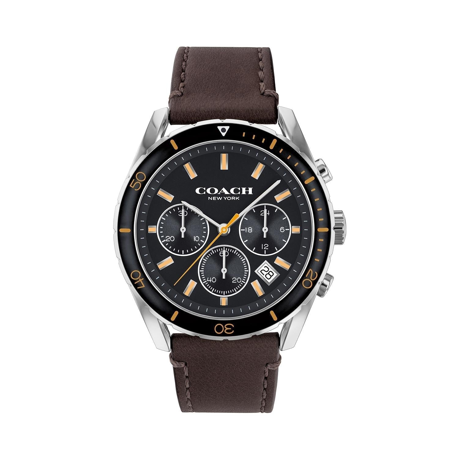 Coach Preston Brown Leather Strap Men's Watch  14602514 - Dawson Watches