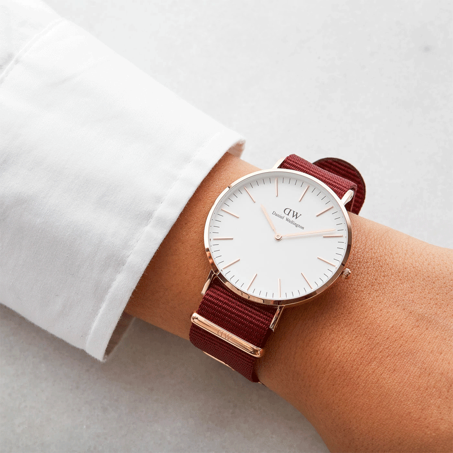 Daniel Wellington Roselyn 40mm Men's Gold Watch DW00100267
