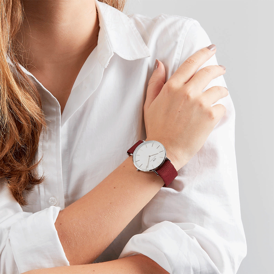 Daniel Wellington Roselyn 40mm Men's Silver Watch DW00100268