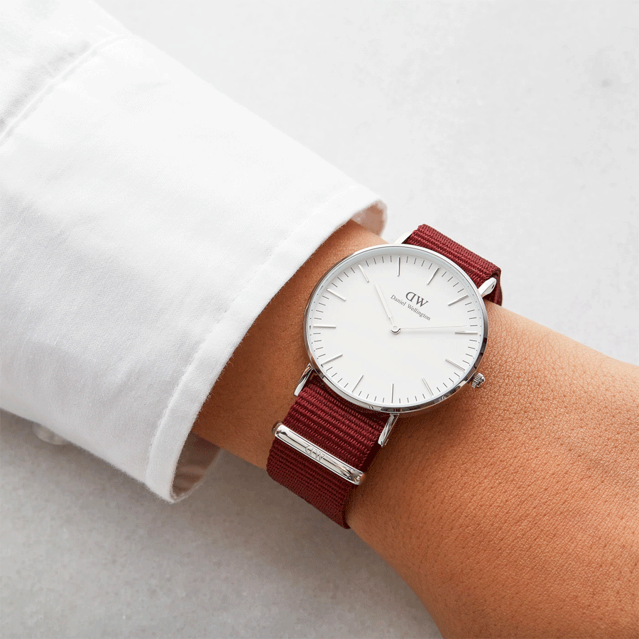 Daniel Wellington Roselyn 36mm Women's Silver Watch DW00100272
