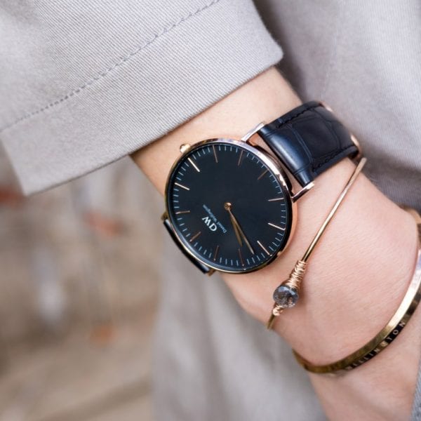 Daniel Wellington Reading 36mm Women's Gold Watch DW00100141