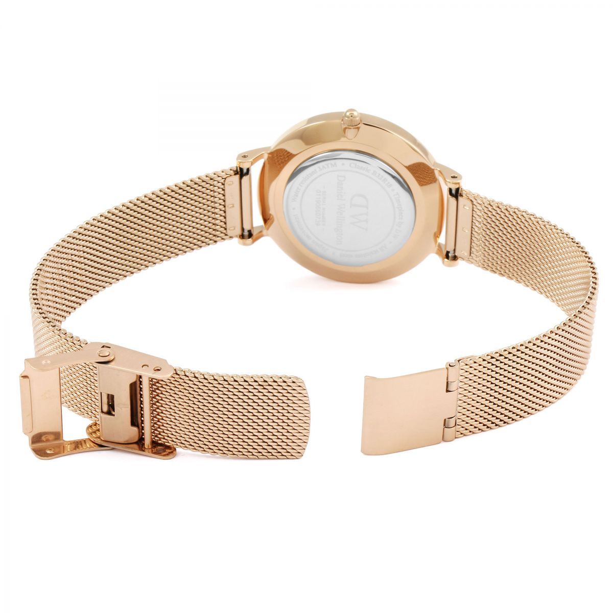 Daniel Wellington Black Melrose 32mm Women's Gold Watch DW00100161