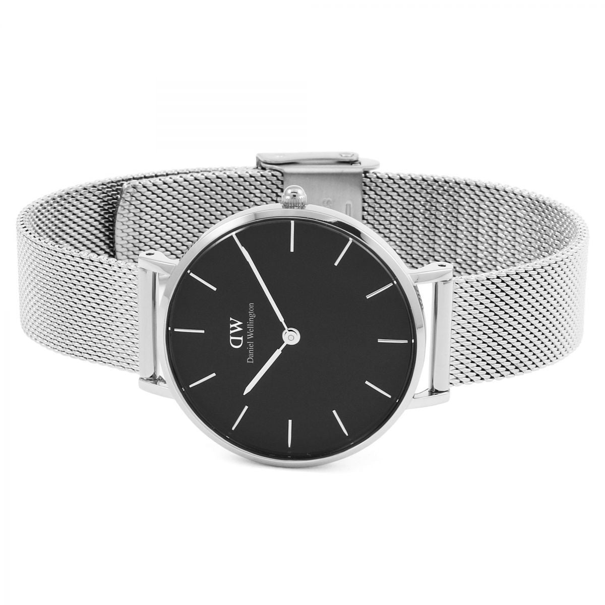 Daniel Wellington Black Classic Sterling 32mm Women's Silver Watch DW00100162