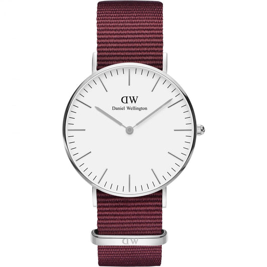 Daniel Wellington White Classic Roselyn 36mm Women's Silver Watch DW00100272 - Dawson Watches