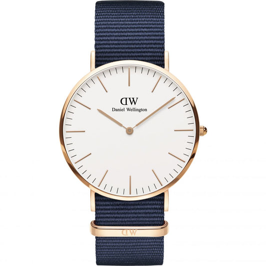 Daniel Wellington White Classic Bayswater 40mm Men's Gold Watch DW00100275 - Dawson Watches