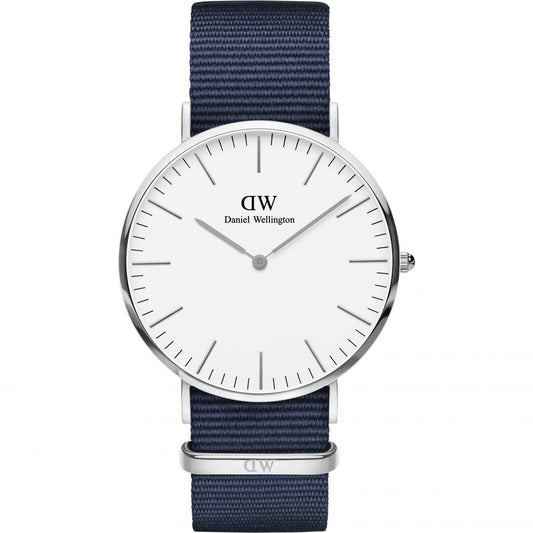 Daniel Wellington White Classic Bayswater 40mm Men's Silver Watch DW00100276 - Dawson Watches