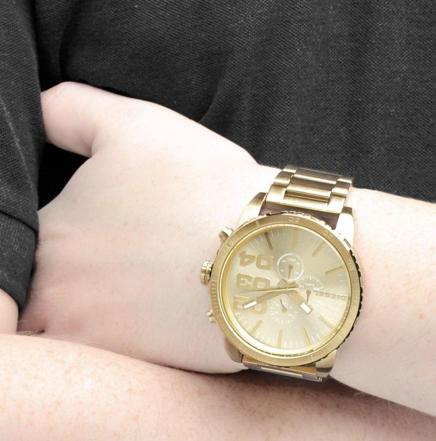 Diesel Big Daddy Gold Men's Watch DZ4268