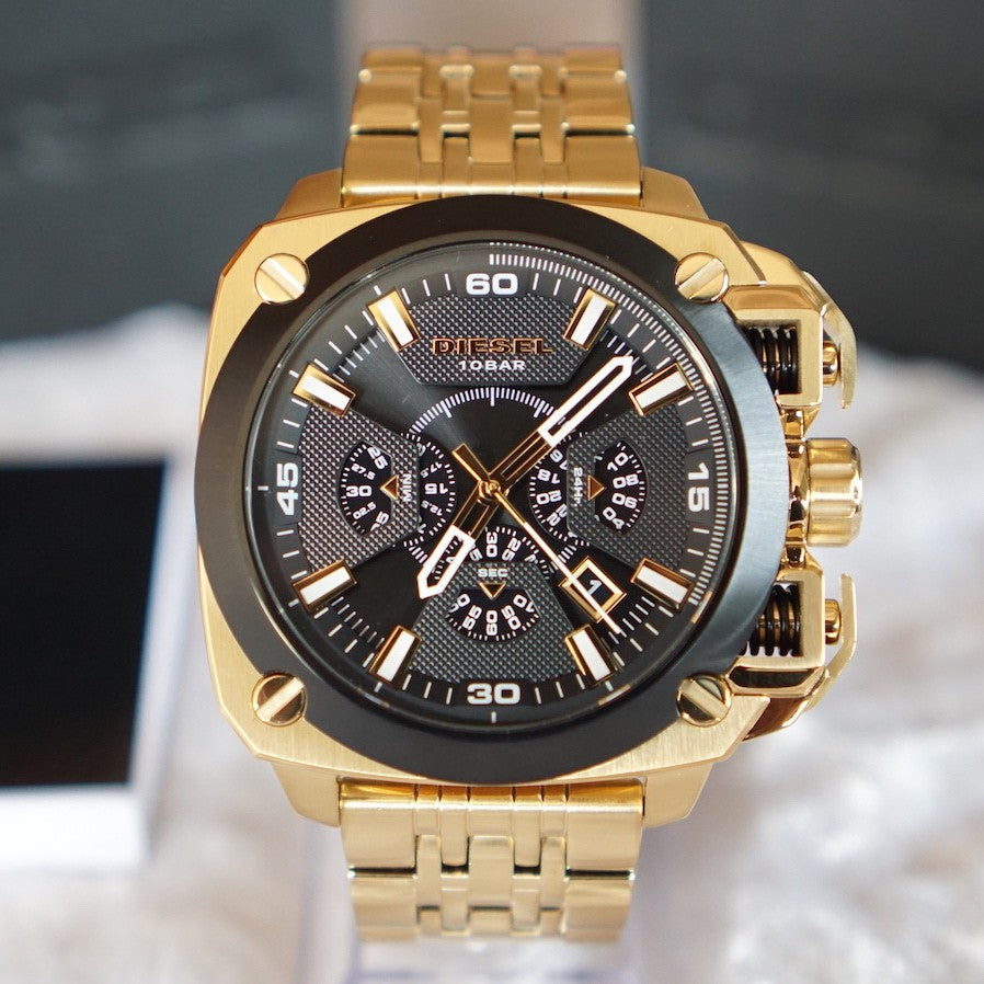 Diesel BAMF Gold Chrono Men's Watch DZ7378