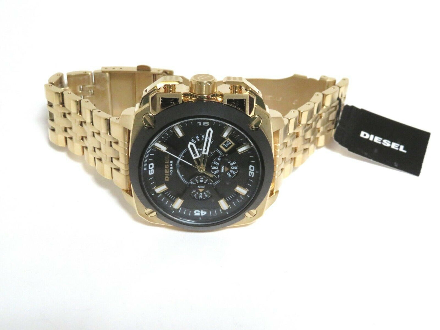 Diesel BAMF Gold Chrono Men's Watch DZ7378