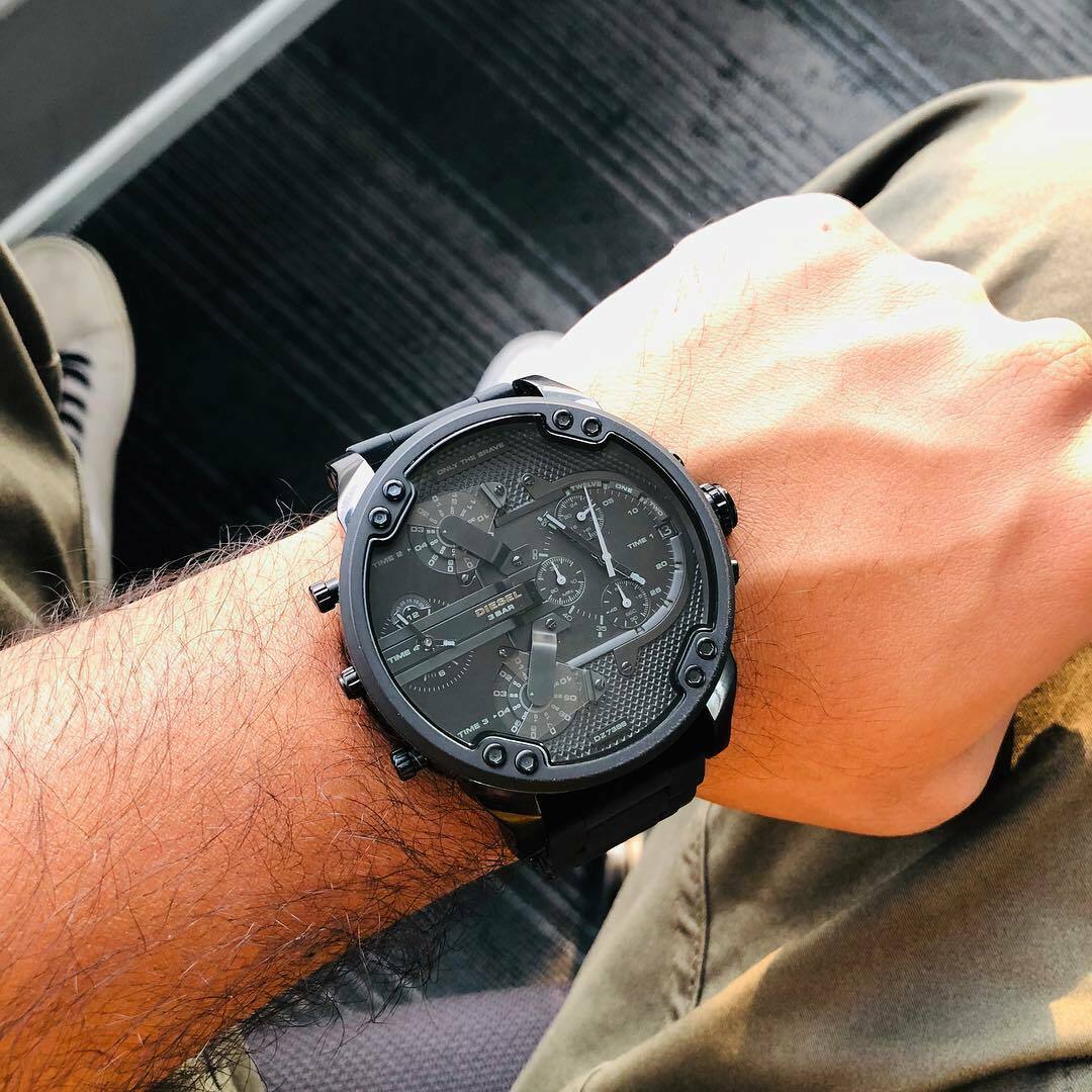 Diesel Big Daddy All Black Men's Watch DZ7396