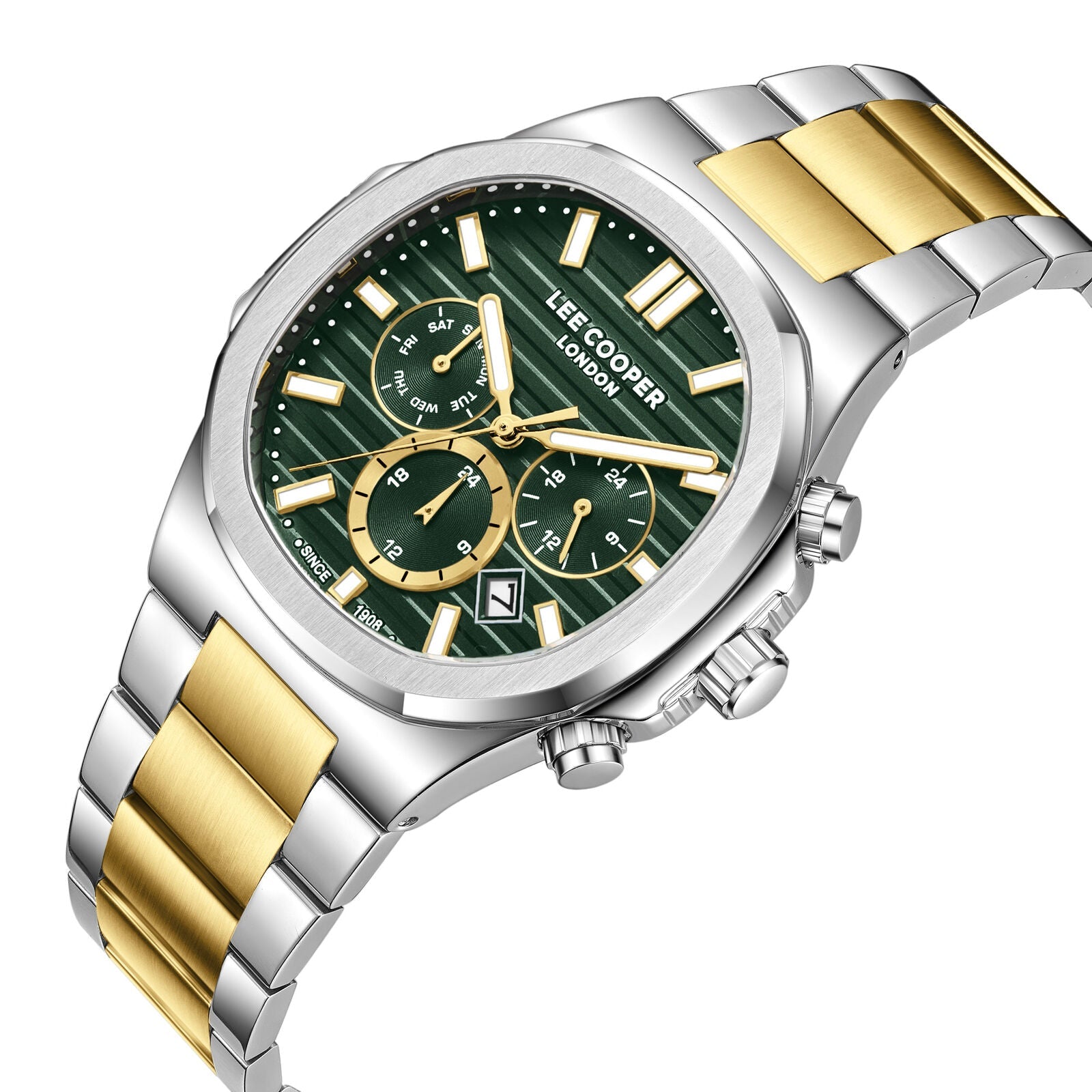 Lee Cooper Chronograph Silver Stainless Steel Watch LC08272.270 LC08272.270 - Image 2