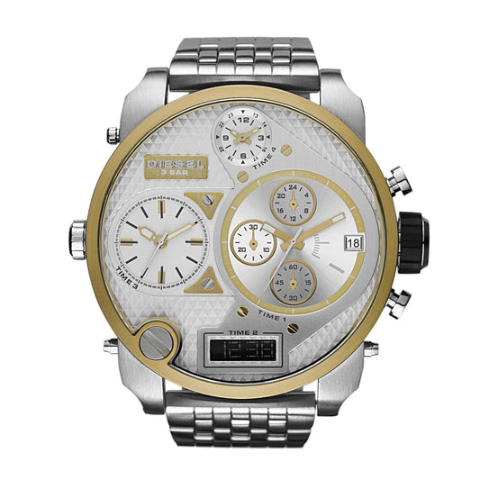 Diesel Big Daddy DZ7260 3ATM (30m) water resistant 4 Japan movements with a chronograph and date function