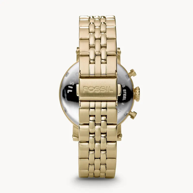 Fossil Jaqueline Gold Stainless Steel Women's Watch ES3667