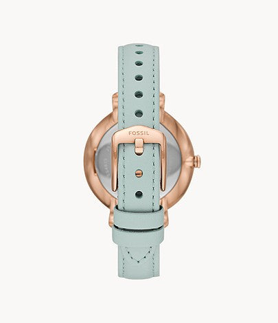Jacqueline Watch Three-Hand Green Leather Women's Watch ES4813 - Dawson Watches #3