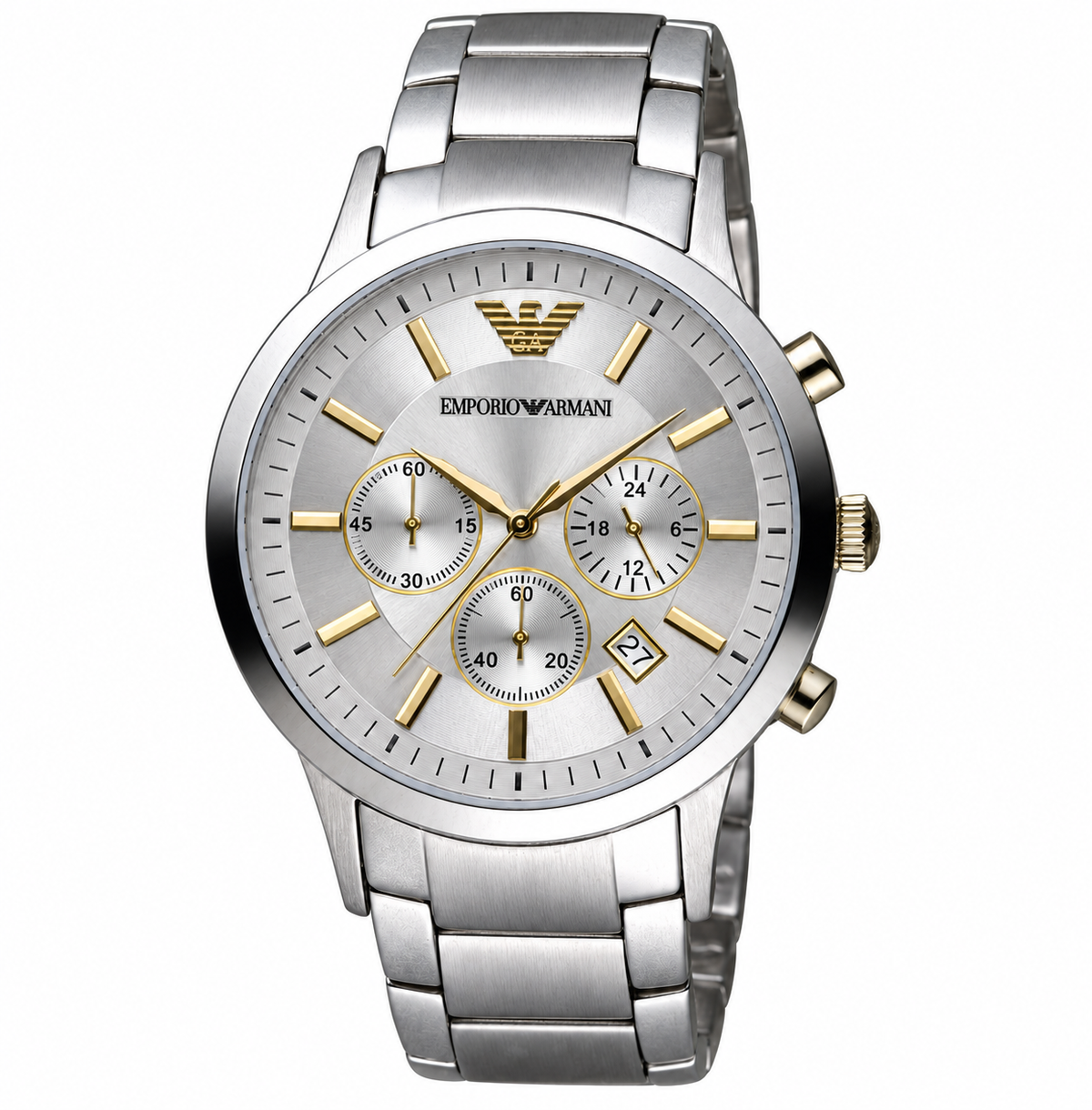 Emporio Armani Renato Chronograph Grey Dial Watch AR11047