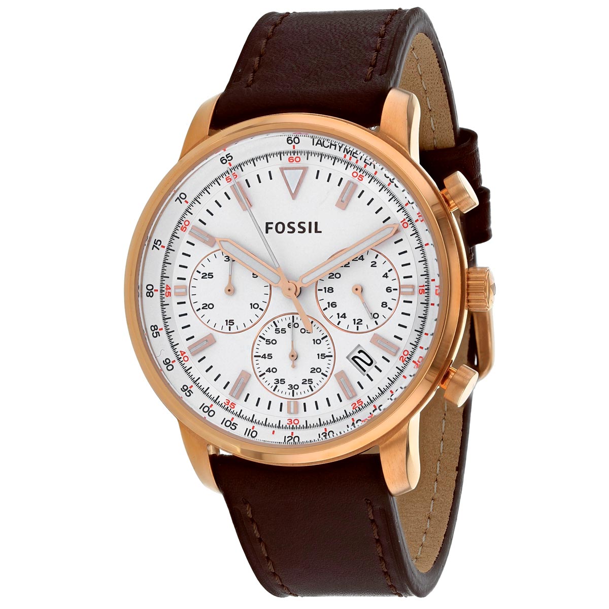 Fossil Goodwin Chronograph Quartz White Dial Men's Watch FS5415