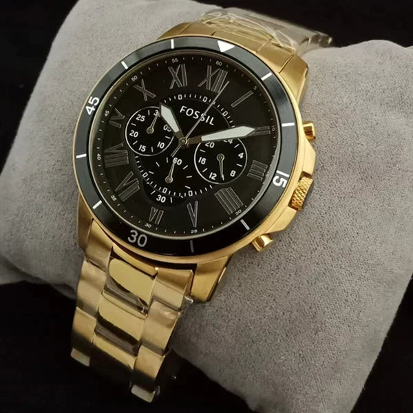 Fossil Grant Sport Chronograph Black Dial Men's Watch FS5267