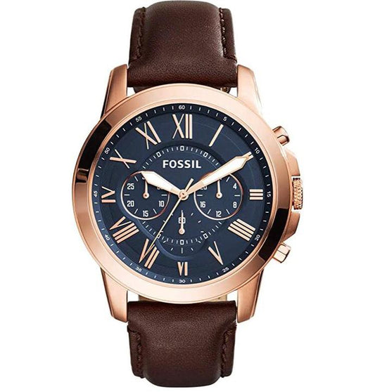 Fossil Grant Chronograph Blue Dial Men's Watch FS5068