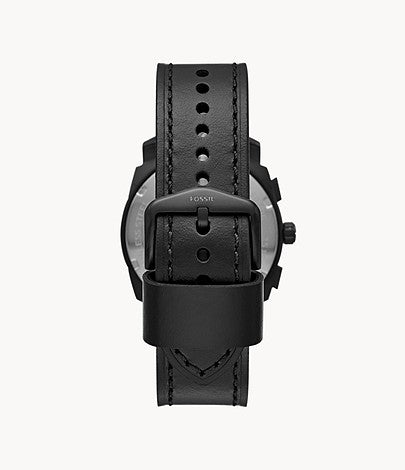 Machine Watch Chronograph Black Leather Men's Watch FS5586 - Dawson Watches #3
