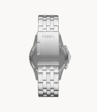 Fossil Fb-01 Silver Chronograph Men's Watch FS5864