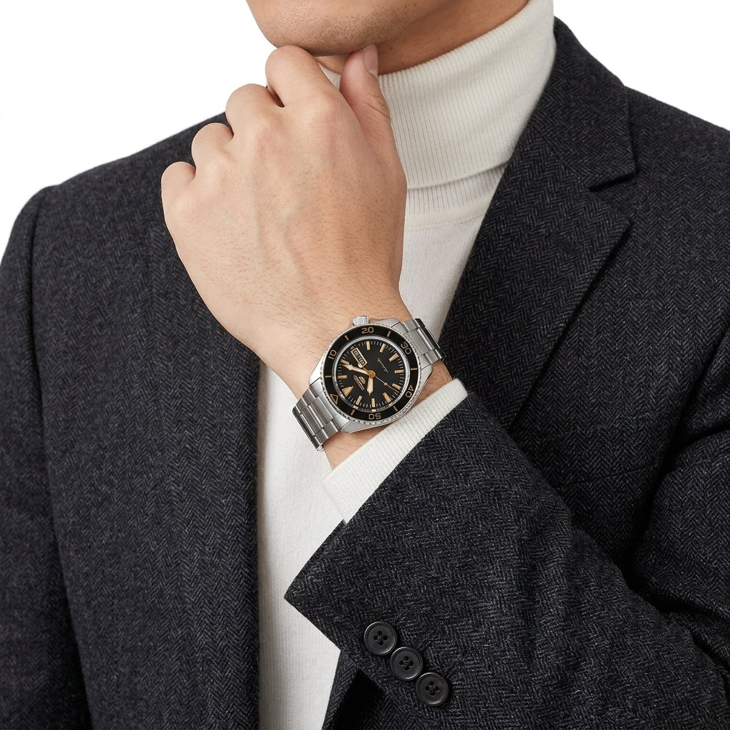 Seiko 5 Sports SKX Automatic Black Dial Watch SRPK99K1